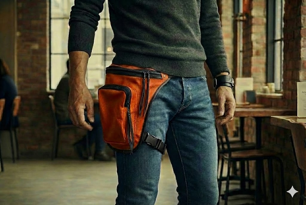 Motorcycle Leg Bag (BRN)