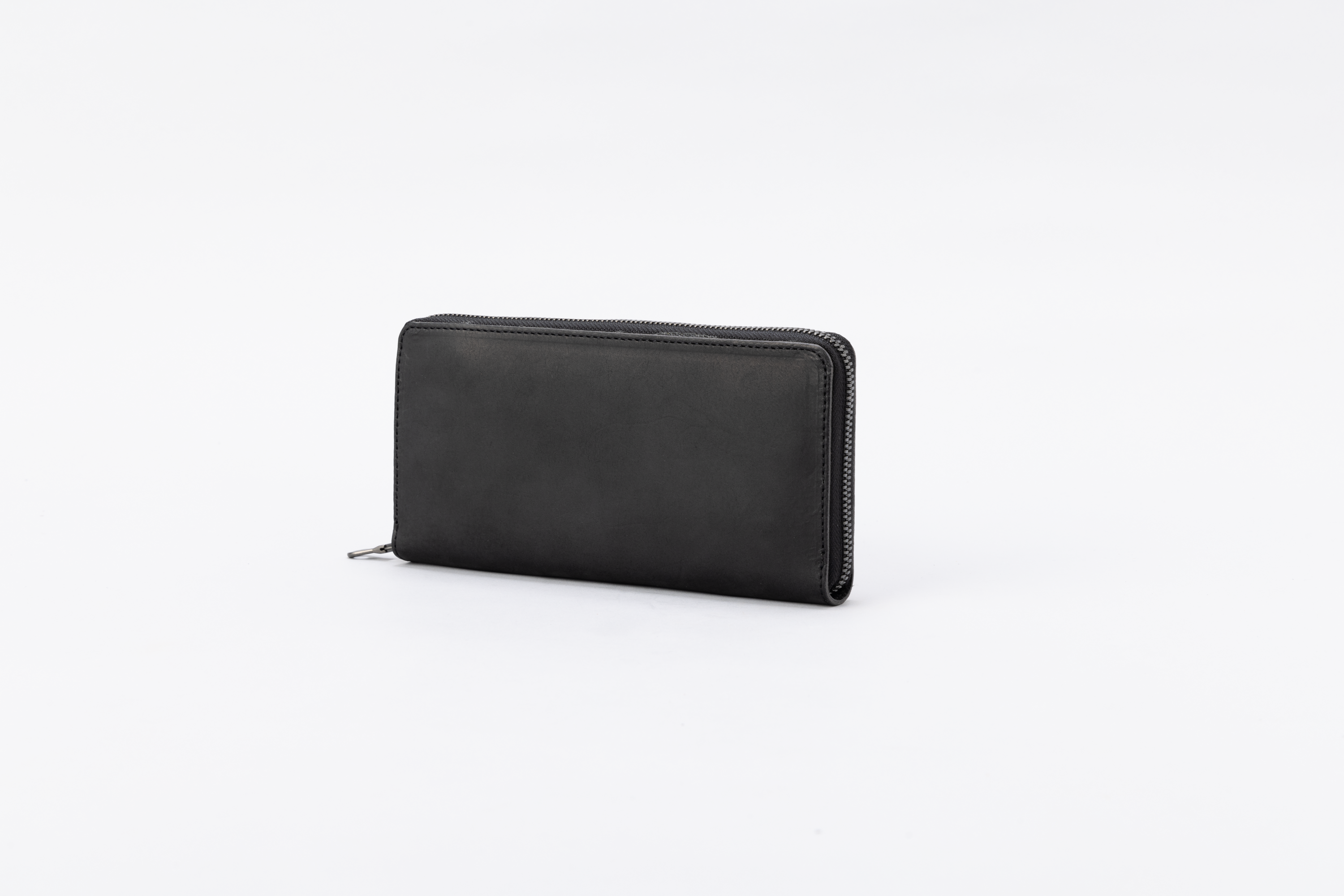 Round Zip Long Wallet(BLK)