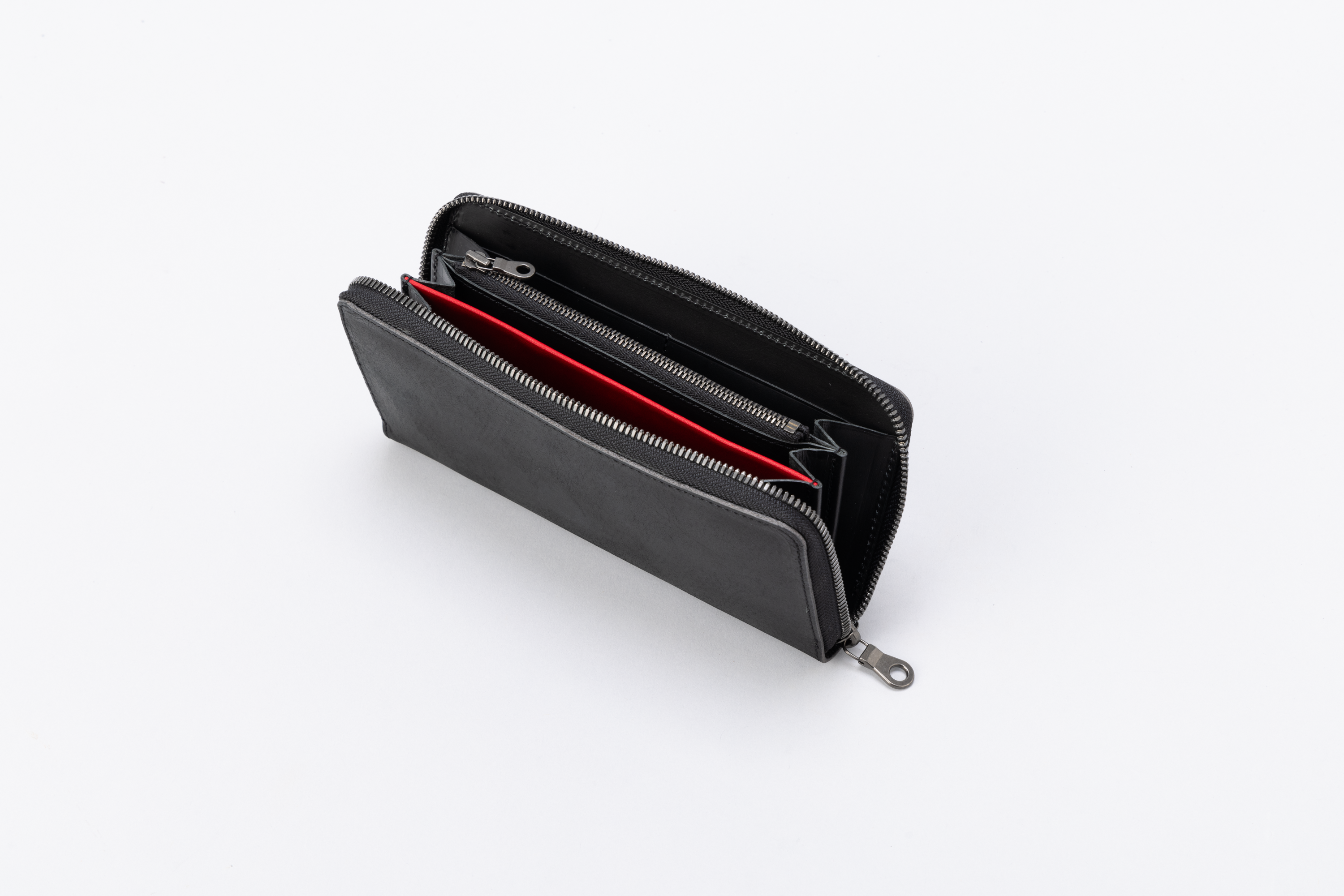 Round Zip Long Wallet(BLK)
