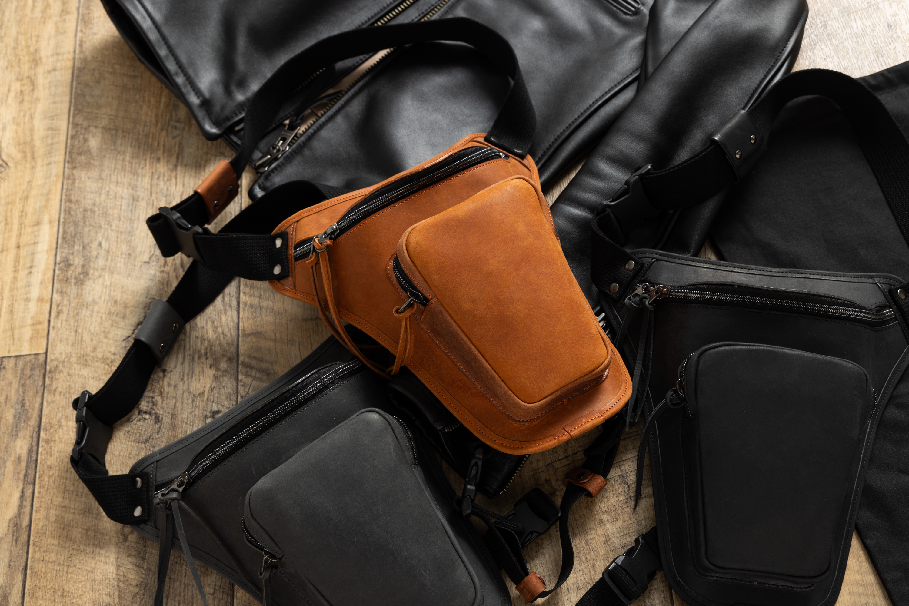 Motorcycle Leg Bag (GRY)