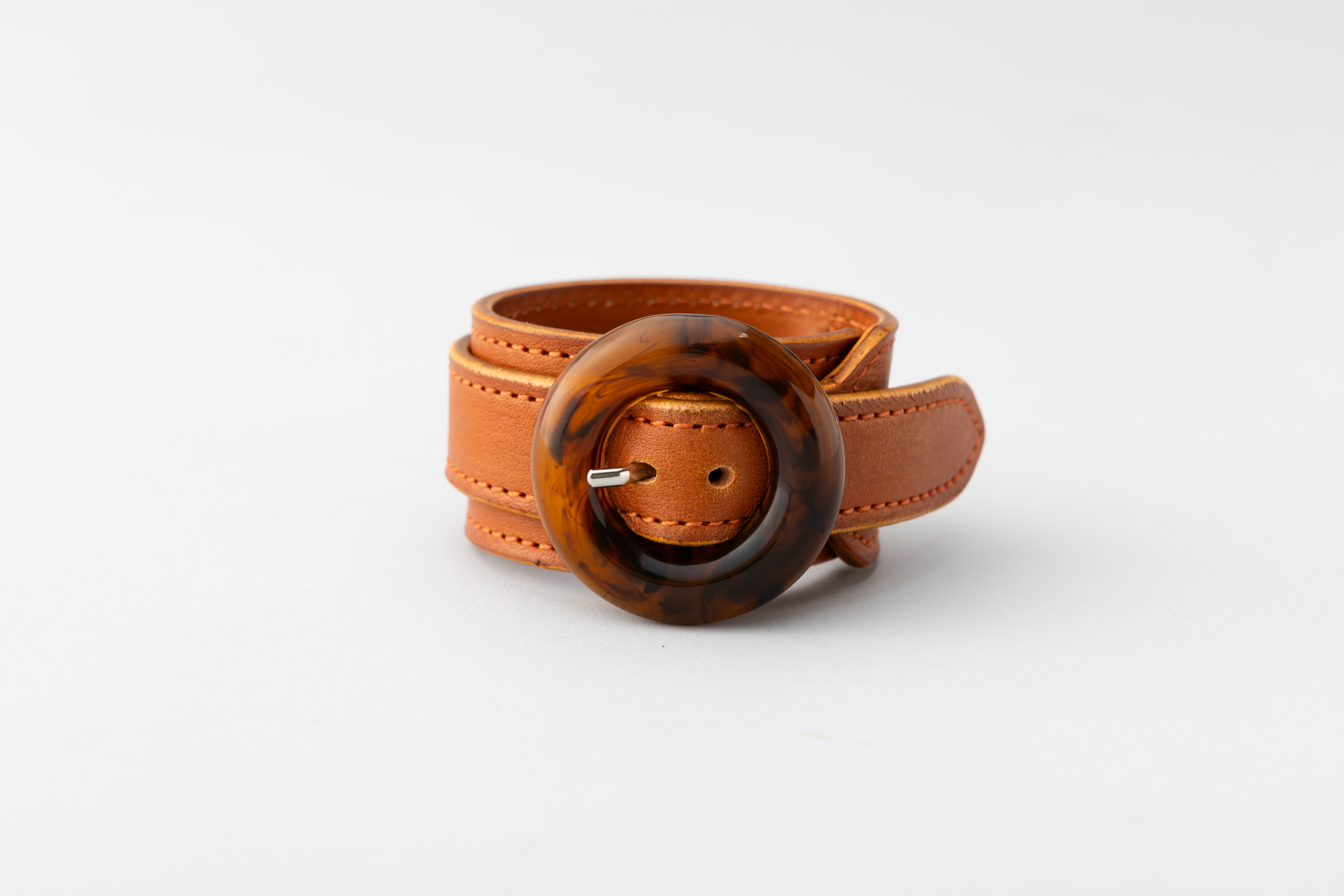 Leather Bracelet 3(BRN)