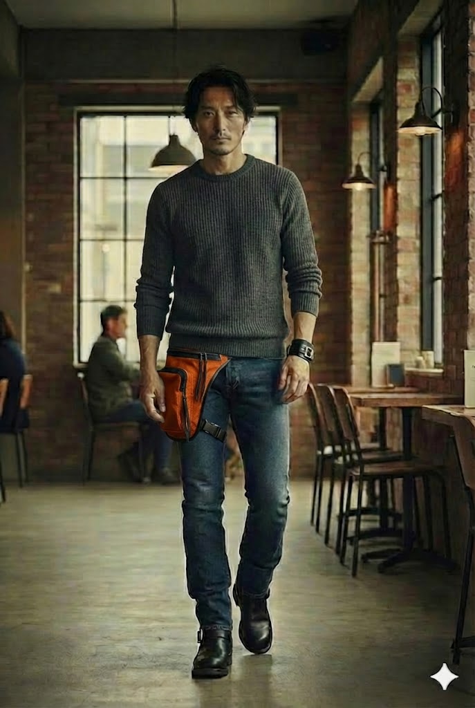 Motorcycle Leg Bag (BRN)