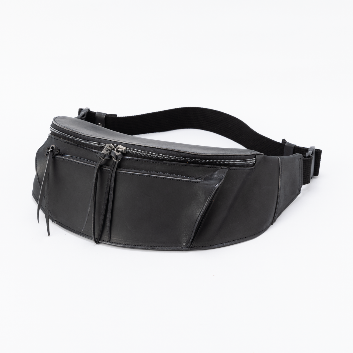 M23742 ブラック 牛革 クロスボディバッグ Two-Way Crossbody Bag Type 2（BLK）