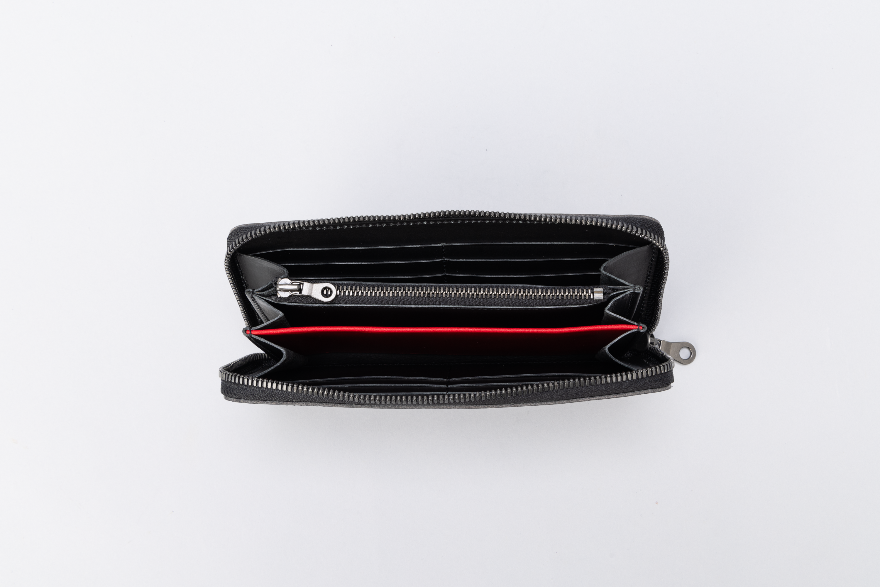 Round Zip Long Wallet（BLK）