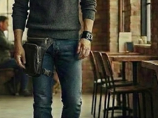 Motorcycle Leg Bag (BLK)